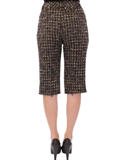 Dolce & Gabbana Multicolor Wool Shorts Pants by Dolce & Gabbana