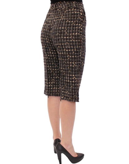 Dolce & Gabbana Multicolor Wool Shorts Pants by Dolce & Gabbana