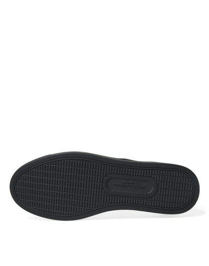 Baskets Dolce & Gabbana homme mi-montantes léopard en poil de poney marron – MV5436