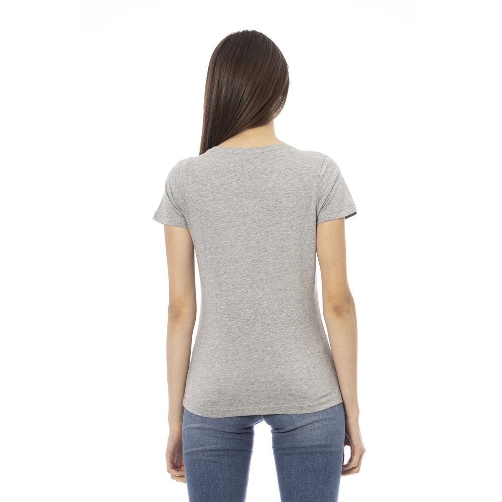 T-shirt Trussardi Action femme en coton et viscose gris – TR-24174