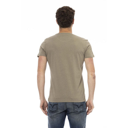 T-shirt Trussardi Action homme en coton et viscose vert – TR-24177
