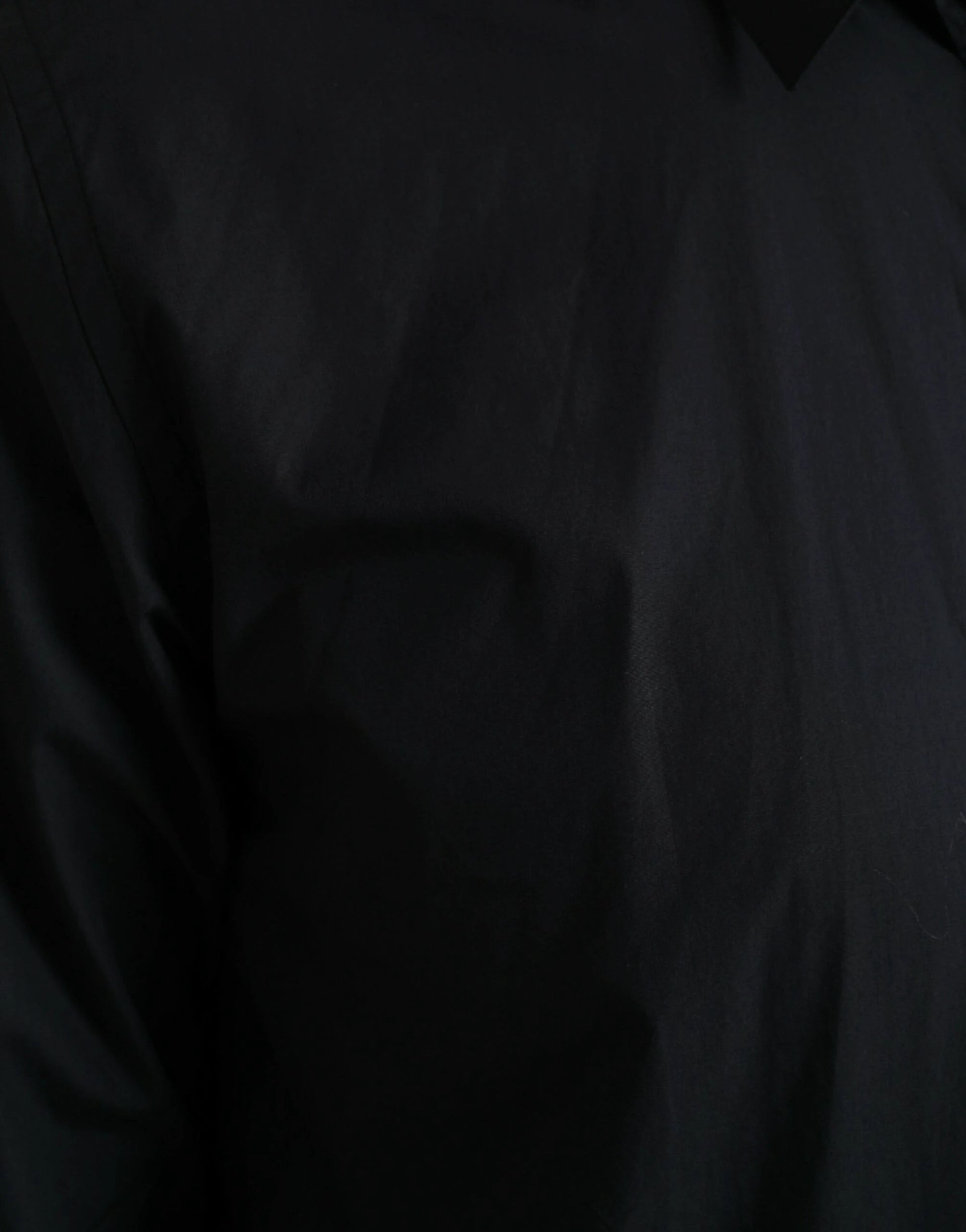 Dolce & Gabbana Navy Blue Cotton Collared Formal Dress Shirt by Dolce & Gabbana