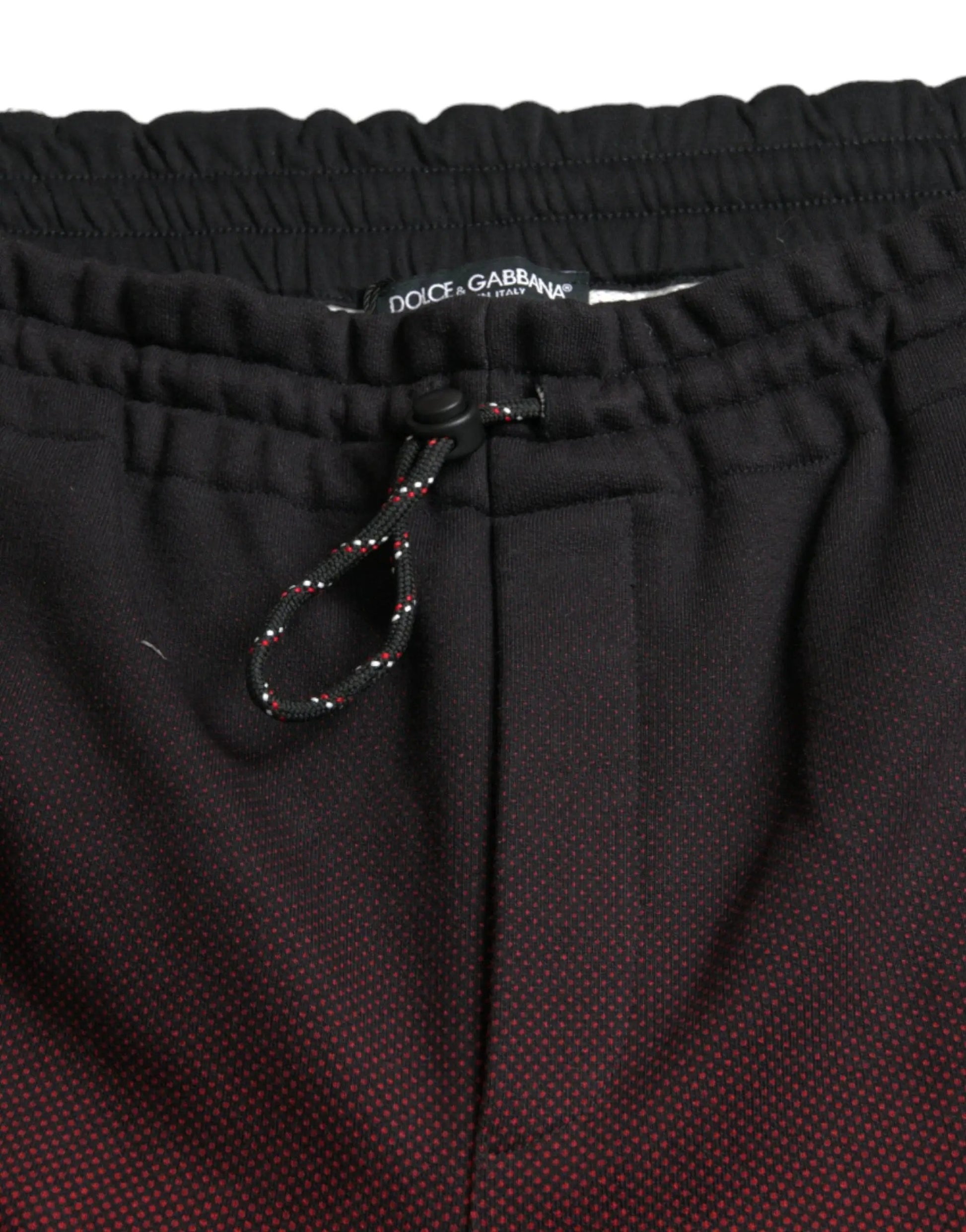 Dolce & Gabbana Red Leopard Print Cotton Bermuda Shorts by Dolce & Gabbana