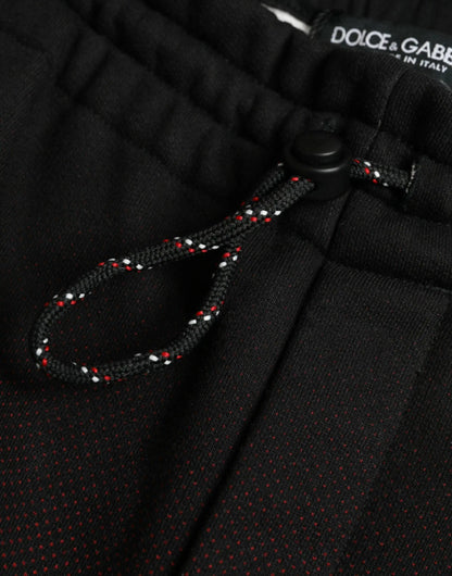 Dolce & Gabbana Red Leopard Print Cotton Bermuda Shorts by Dolce & Gabbana
