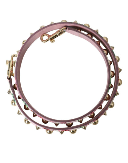 Roze leren schoudertas voor dames van Dolce & Gabbana – WMB309