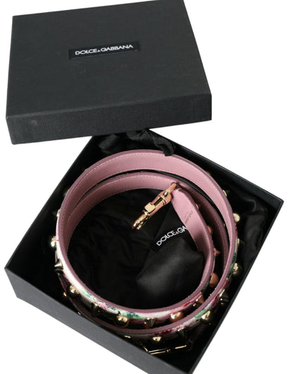 Roze leren schoudertas voor dames van Dolce & Gabbana – WMB309