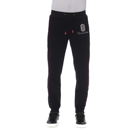 Pantalon de survêtement Trussardi homme en coton noir – TR-24075
