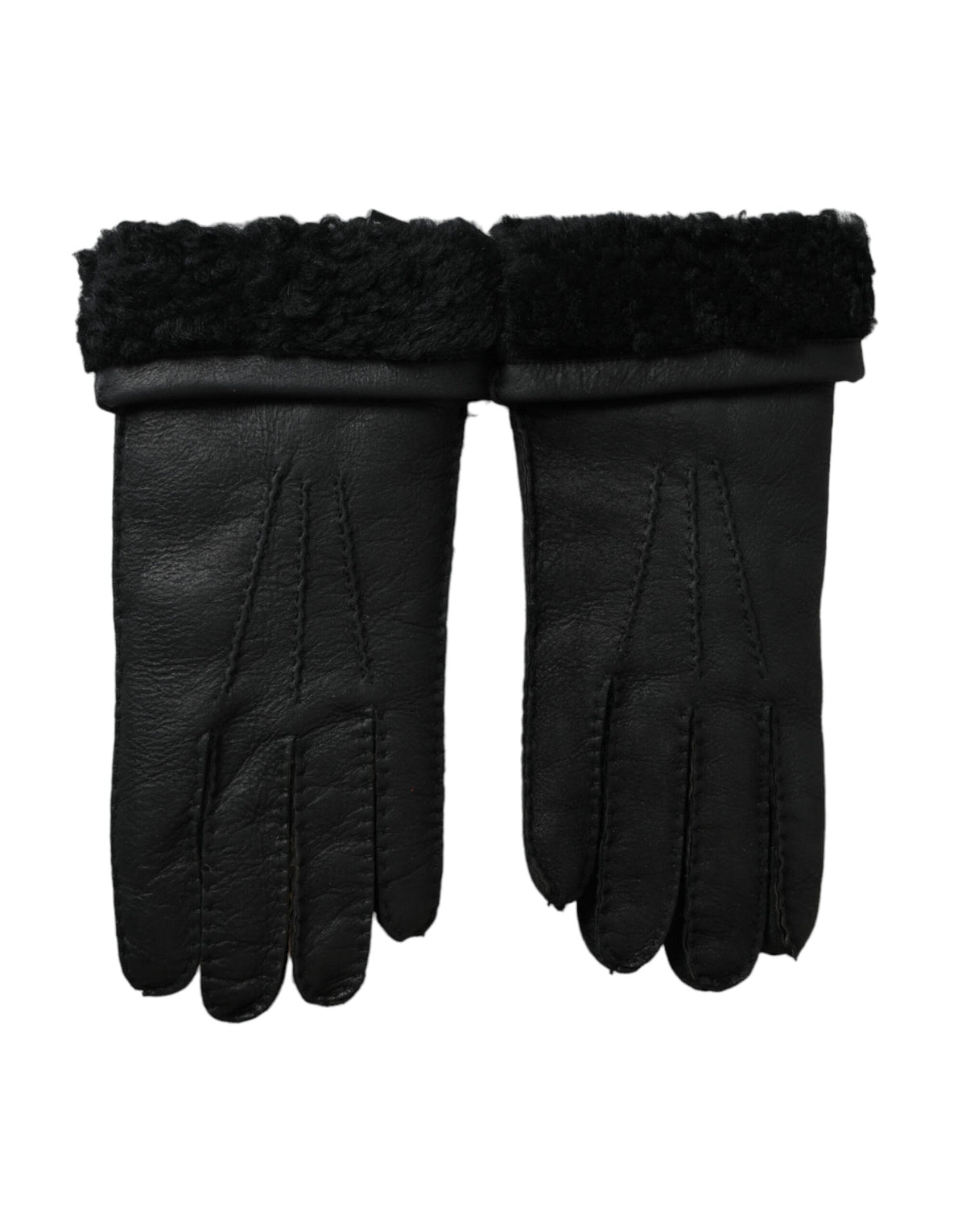 Gants Dolce & Gabbana homme en cuir de veau noir – LB30149