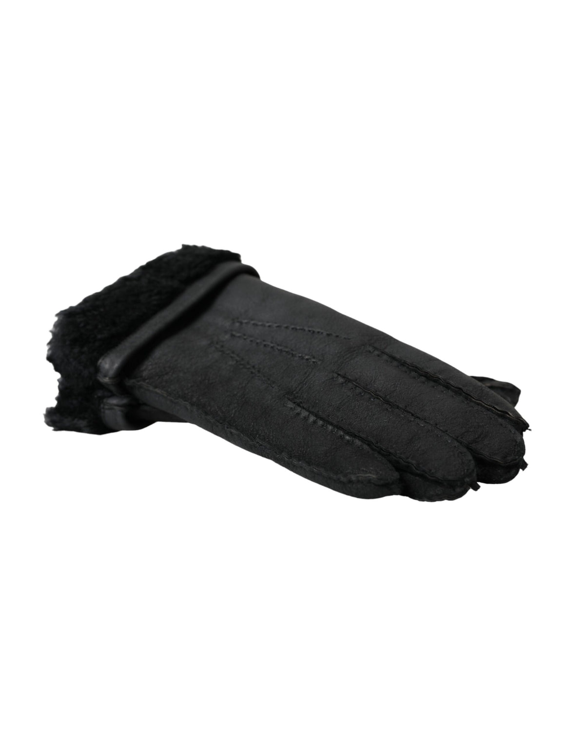 Gants Dolce & Gabbana homme en cuir de veau noir – LB30149