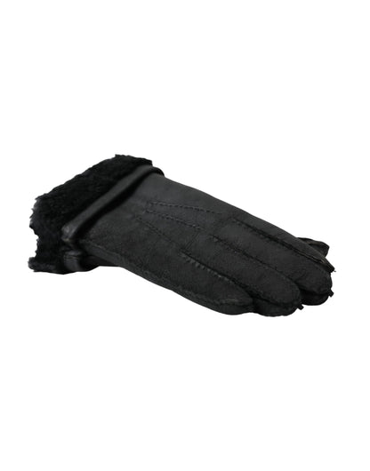 Gants Dolce & Gabbana homme en cuir de veau noir – LB30149