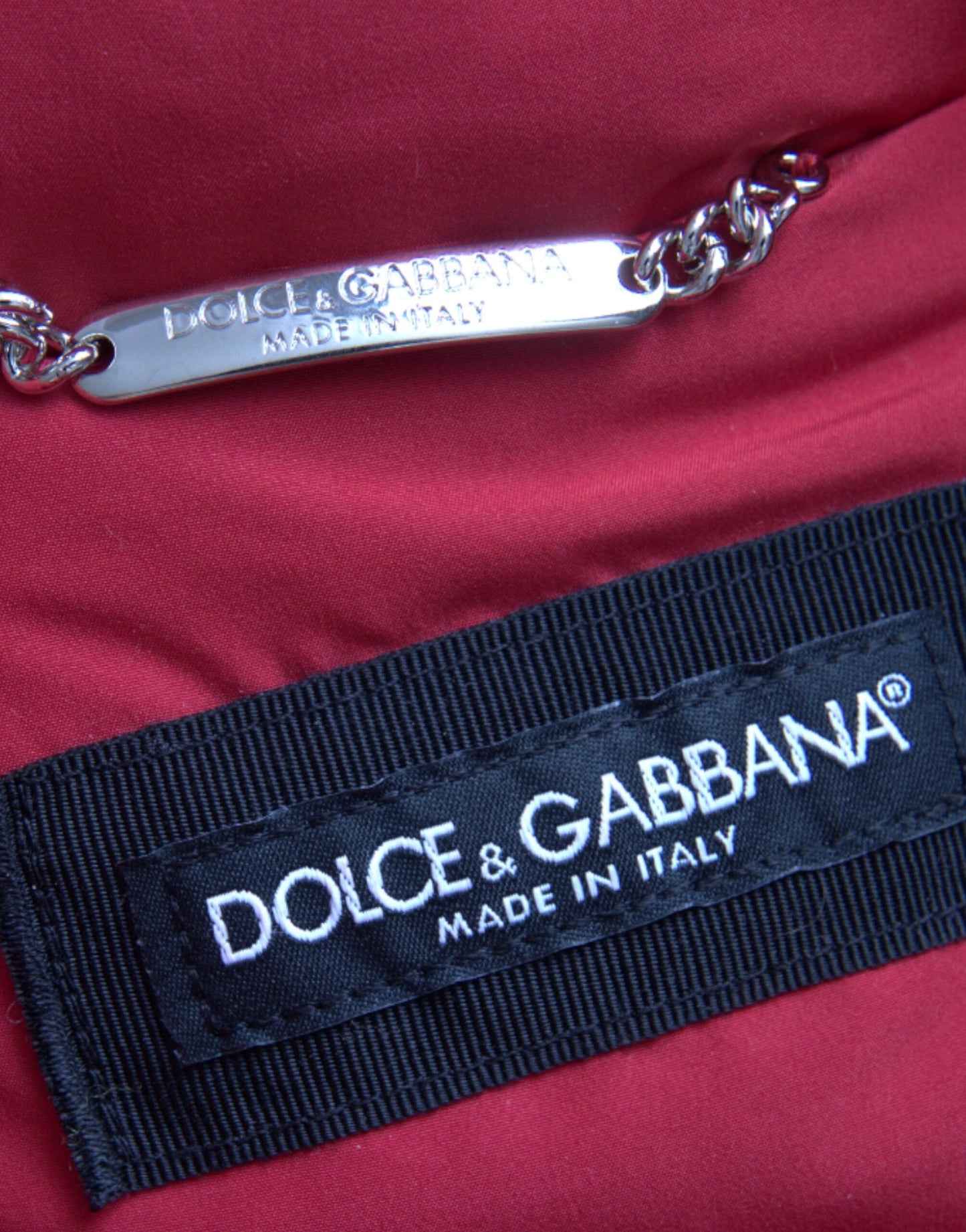 Dolce & Gabbana Multicolor Quilted Hooded Puffer Jacket by Dolce & Gabbana