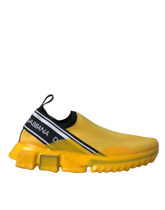 Baskets Dolce & Gabbana femme Sorrento slip-on jaune et noir – LA11121