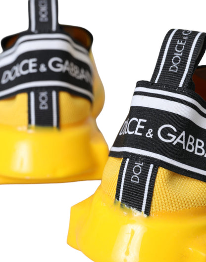 Baskets Dolce & Gabbana femme Sorrento slip-on jaune et noir – LA11121