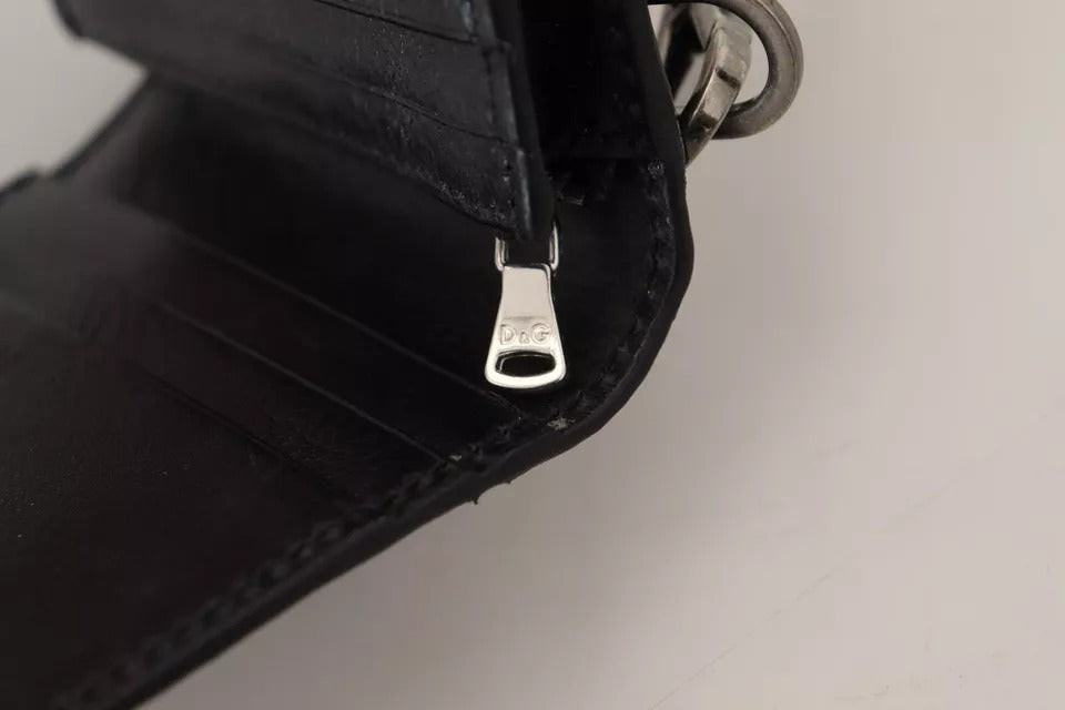 Portefeuille bandoulière Dolce & Gabbana femme en cuir noir – BAG1061