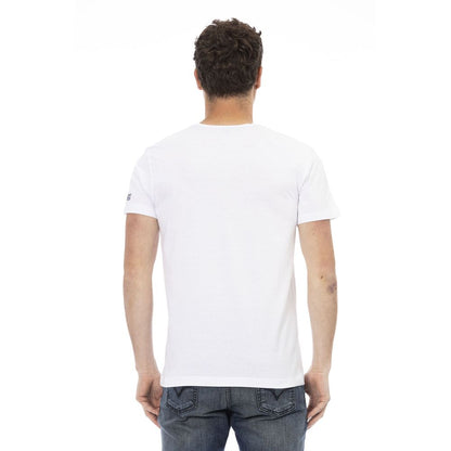 T-shirt Trussardi Action homme en coton et viscose blanc – TR-22766