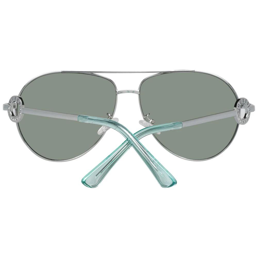 Guess Silver Metal Sunglasses