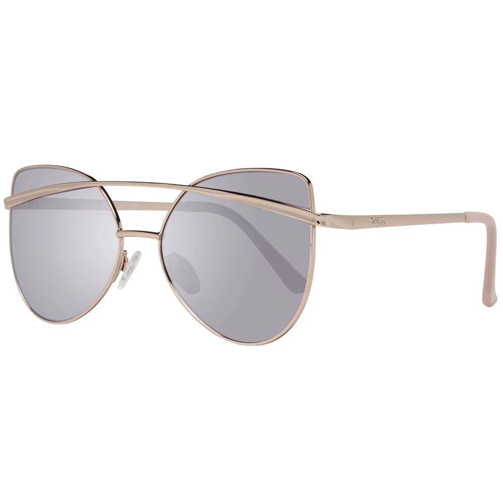 Guess Rose Gold Metal Sunglasses