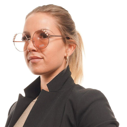 Guess Rose Gold Metal Sunglasses by Guess