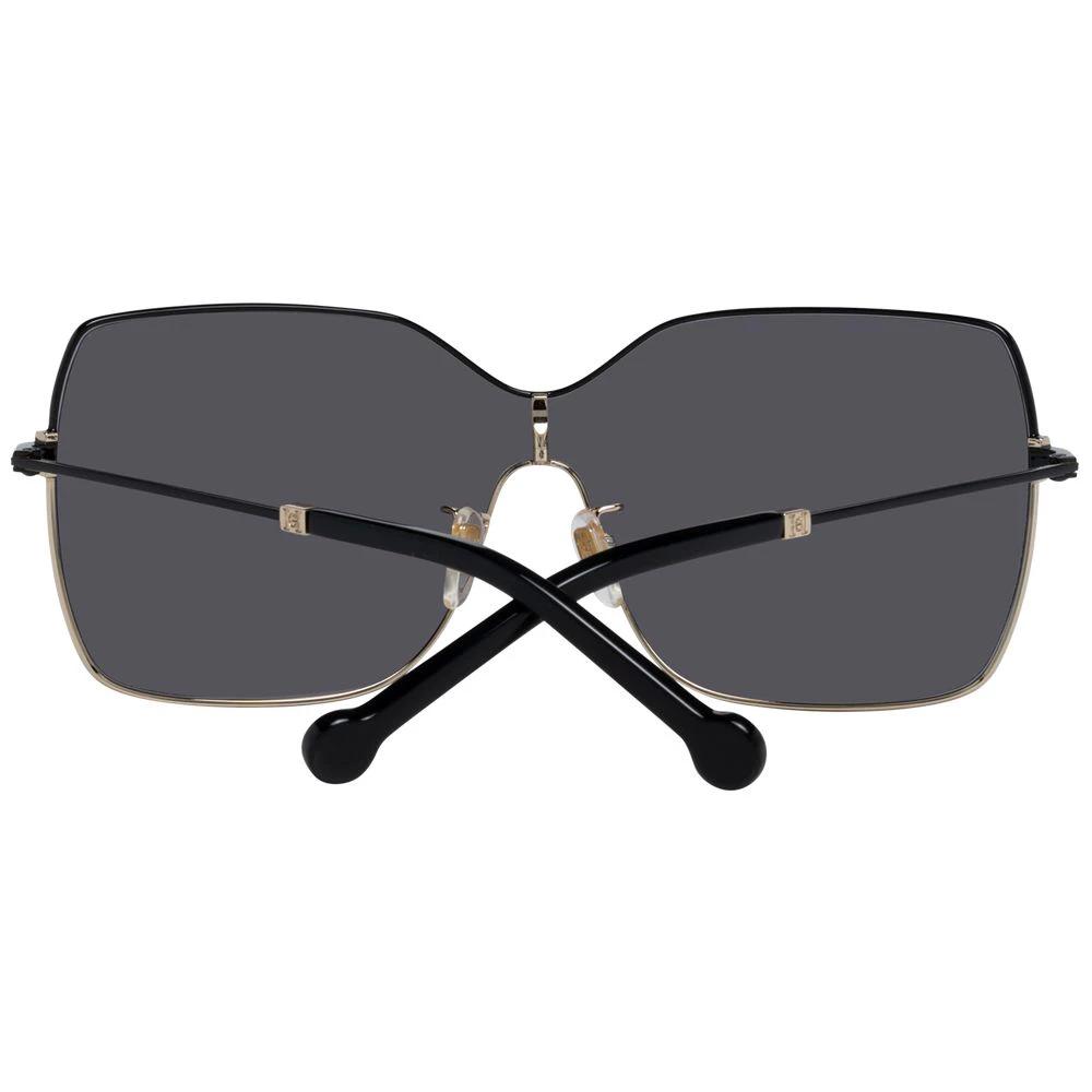 Carolina Herrera Black Metal Sunglasses