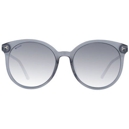 Lunettes de soleil Bally femme rondes en plastique gris – BA-1035876