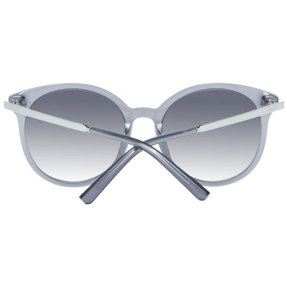 Lunettes de soleil Bally femme rondes en plastique gris – BA-1035876