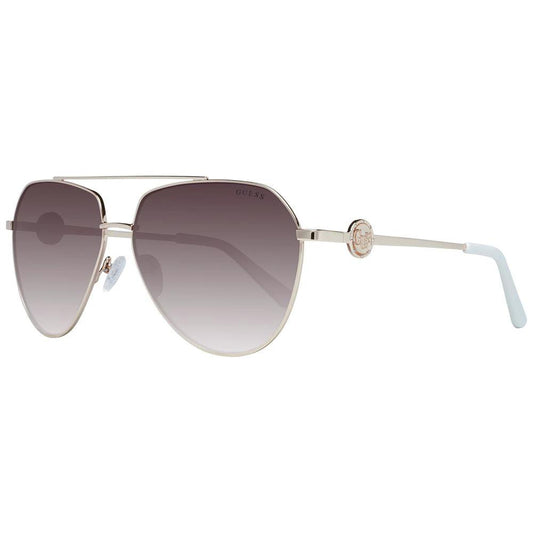 Guess Gold Metal Sunglasses
