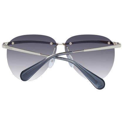 Lunettes de soleil Max & Co femme aviateur en métal doré – MA-1043060