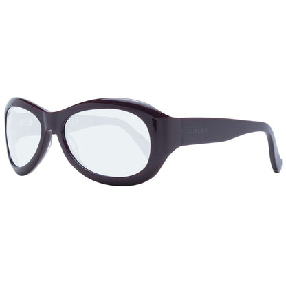 Lunettes de soleil Bally mixte ovales en plastique violet – BA-1053473