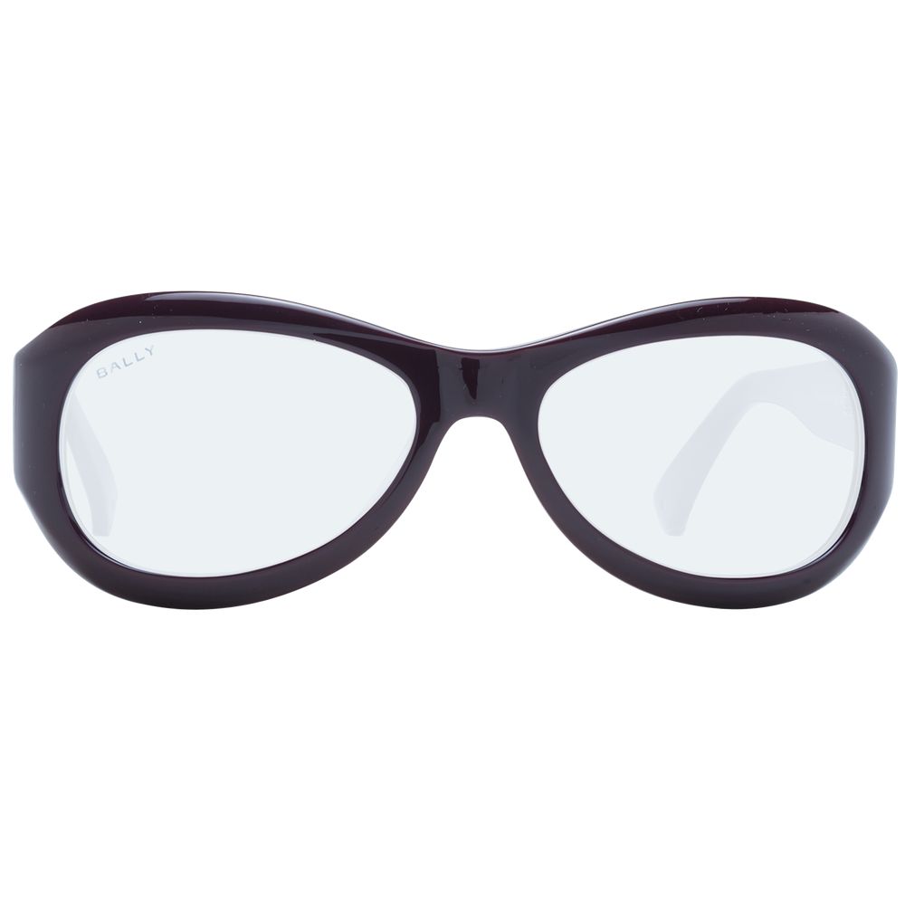 Lunettes de soleil Bally mixte ovales en plastique violet – BA-1053473