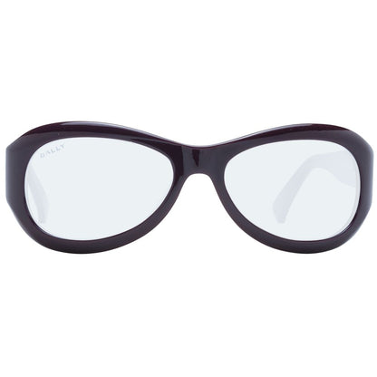 Lunettes de soleil Bally mixte ovales en plastique violet – BA-1053473