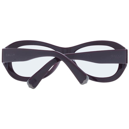Lunettes de soleil Bally mixte ovales en plastique violet – BA-1053473