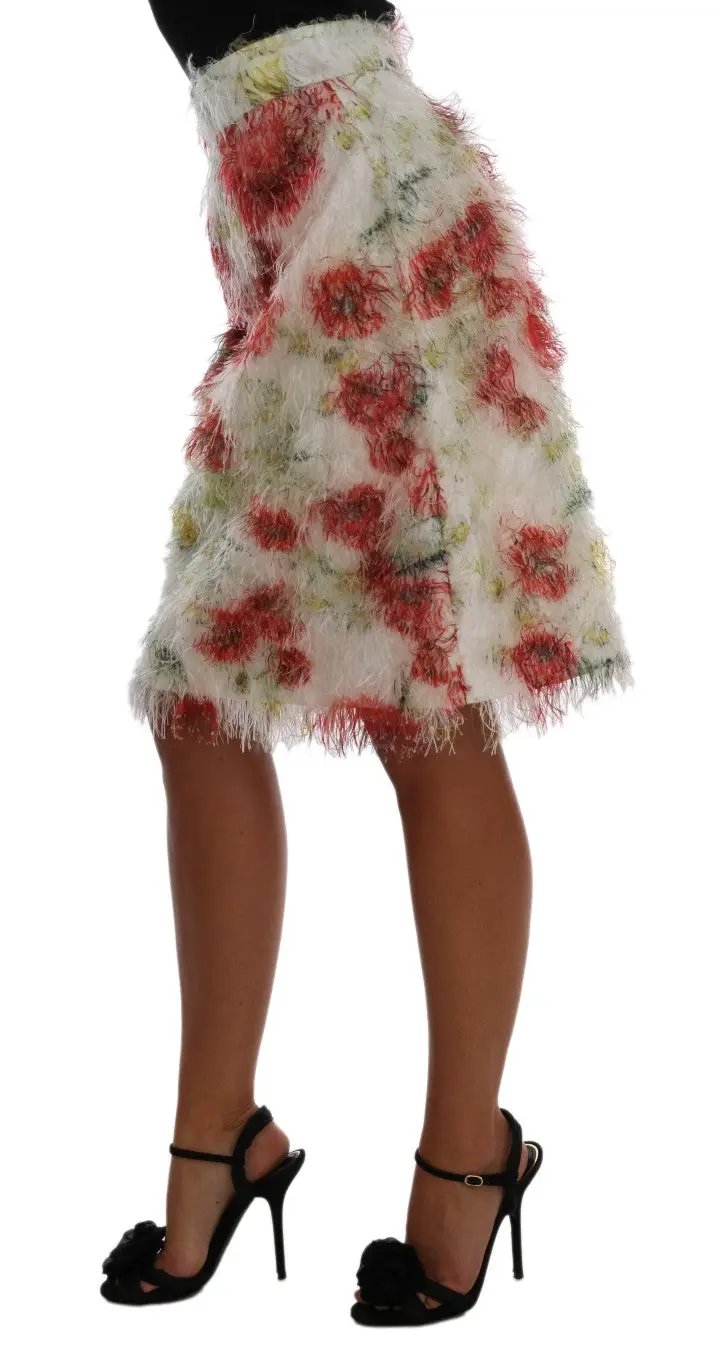 Dolce & Gabbana Floral Patterned Pencil Straight Skirt by Dolce & Gabbana