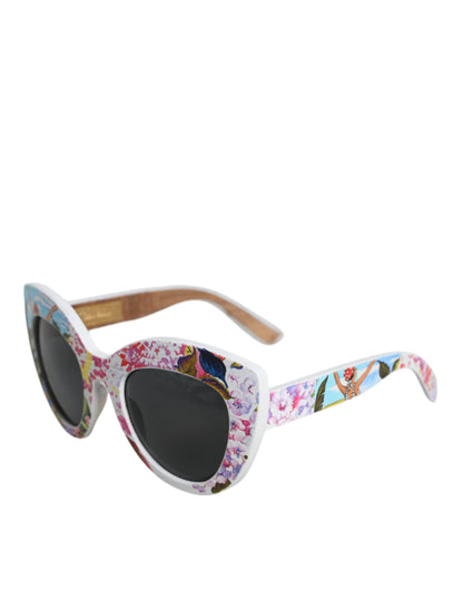 Lunettes de soleil Dolce & Gabbana femme en bois multicolore à cristaux – GLA1346