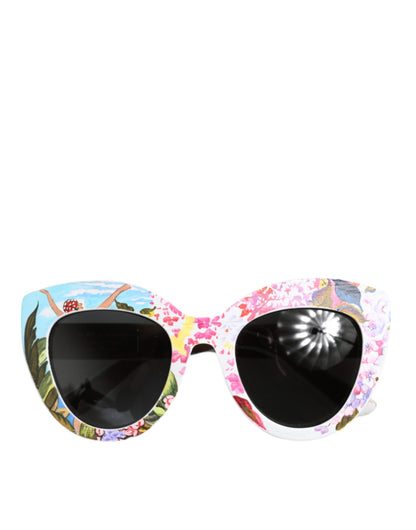 Lunettes de soleil Dolce & Gabbana femme en bois multicolore à cristaux – GLA1346