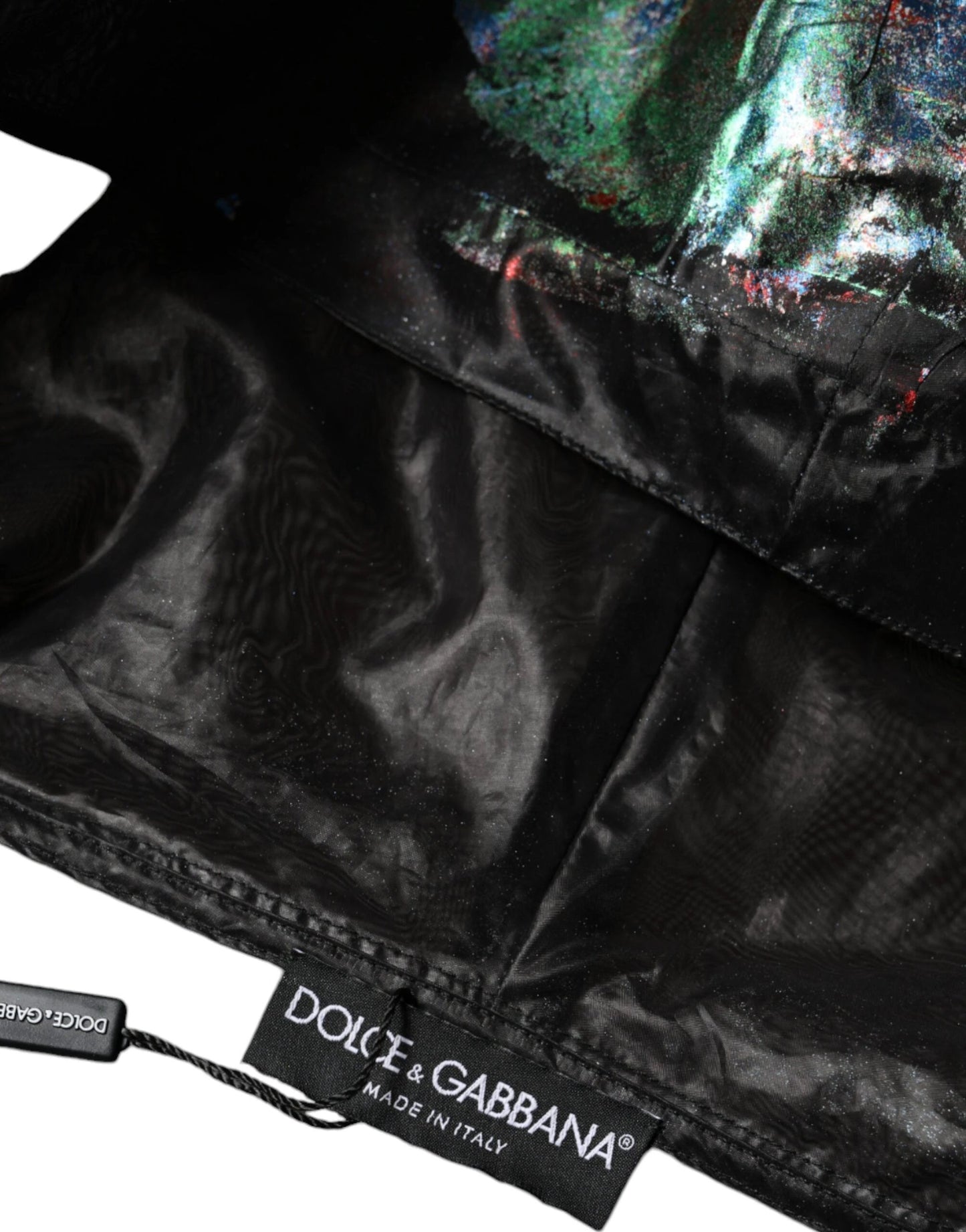 Dolce & Gabbana Multicolor Print Hooded Sweatshirt Sweater by Dolce & Gabbana