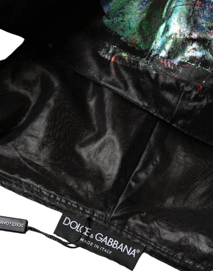 Dolce & Gabbana Multicolor Print Hooded Sweatshirt Sweater by Dolce & Gabbana