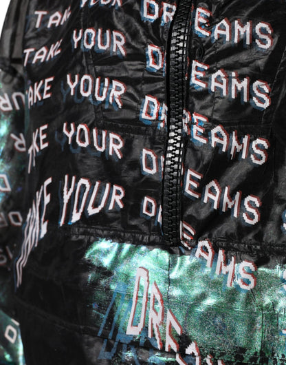 Dolce & Gabbana Multicolor Print Hooded Sweatshirt Sweater by Dolce & Gabbana