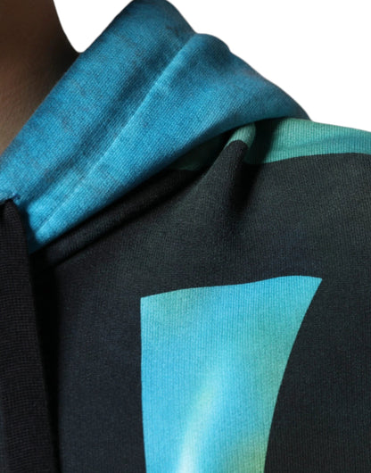 Dolce & Gabbana Multicolor Tie Dye Hooded Sweatshirt Sweater by Dolce & Gabbana