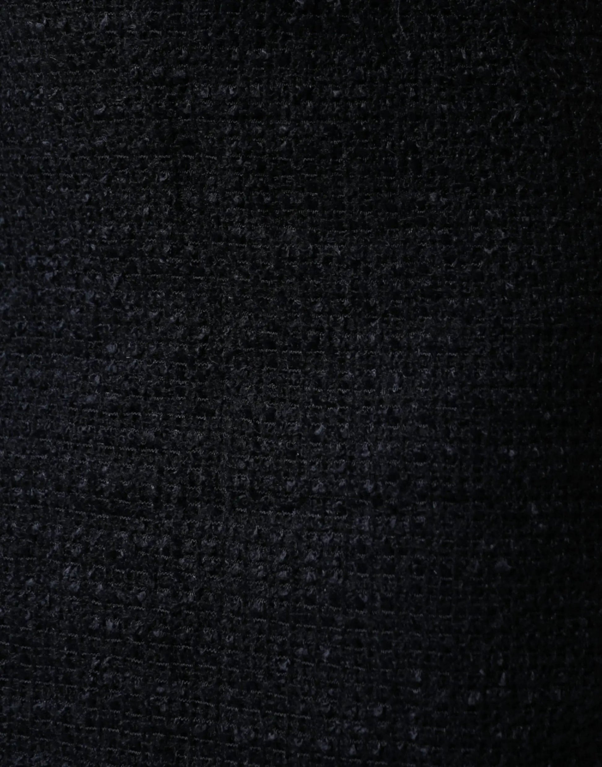 Dolce & Gabbana Black Virgin Wool Pencil Cut Midi Skirt by Dolce & Gabbana