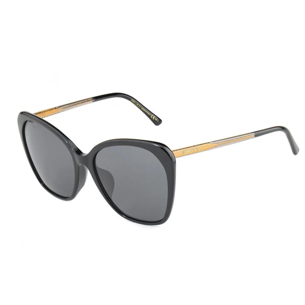 Jimmy Choo Black Metal Sunglasses by Jimmy Choo