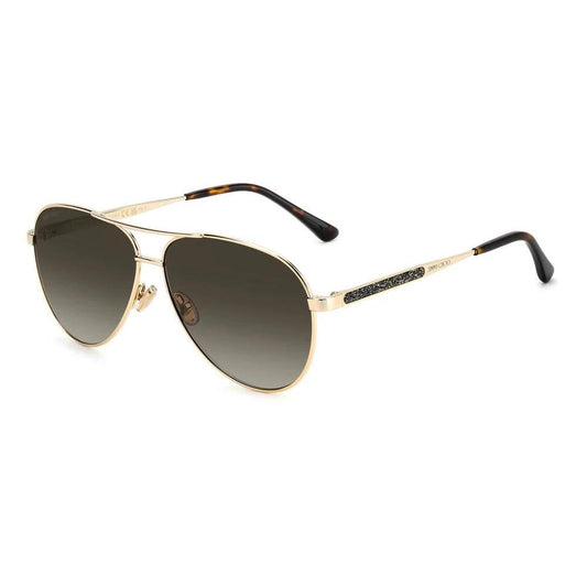 Jimmy Choo Gold Metal Sunglasses by Jimmy Choo