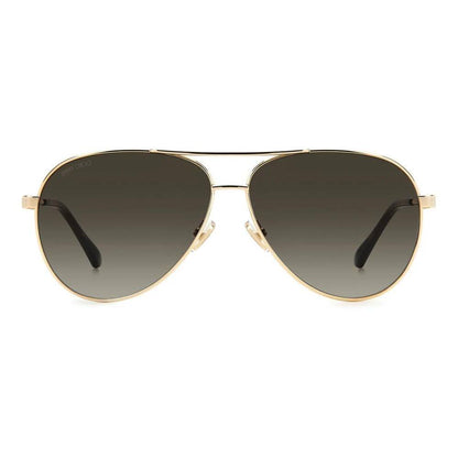 Jimmy Choo Gold Metal Sunglasses by Jimmy Choo
