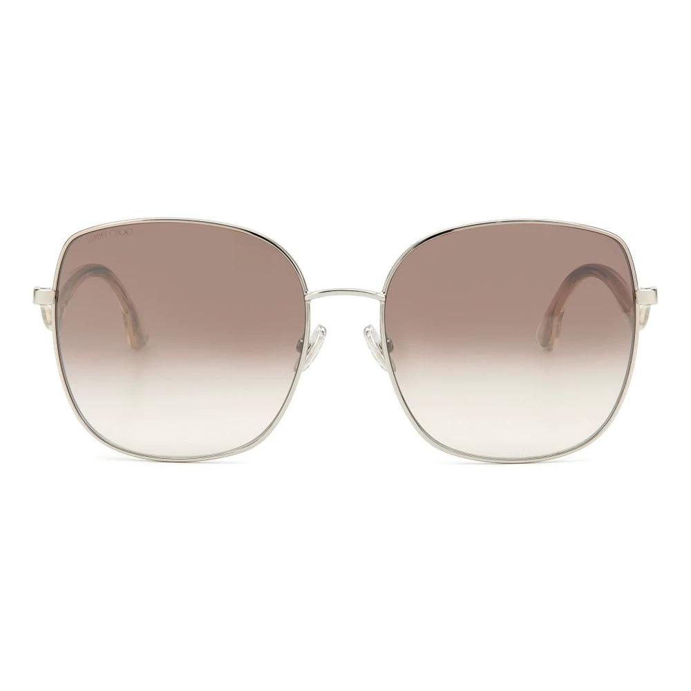Jimmy Choo Gray Metal Sunglasses by Jimmy Choo
