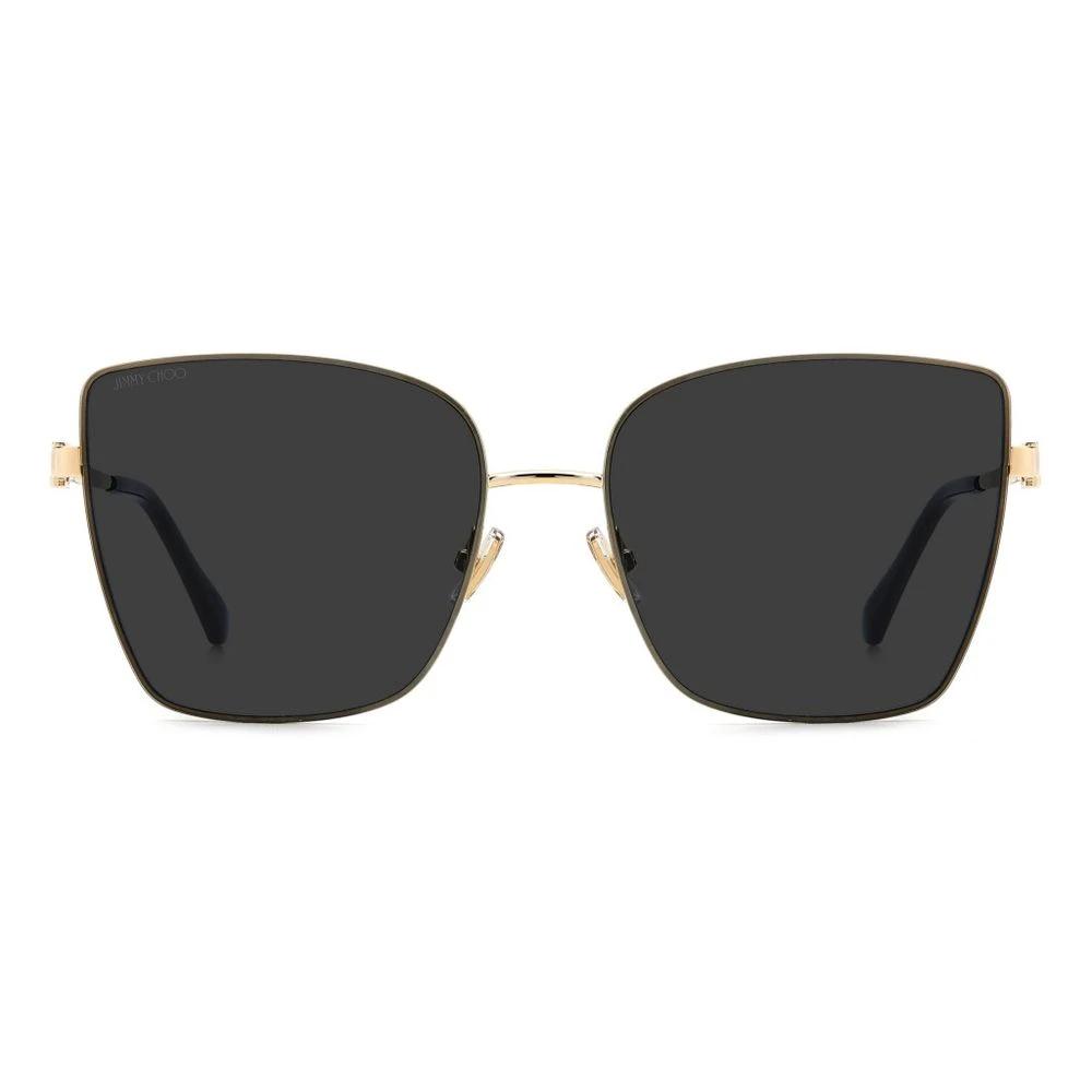 Jimmy Choo Gold Metal Sunglasses by Jimmy Choo