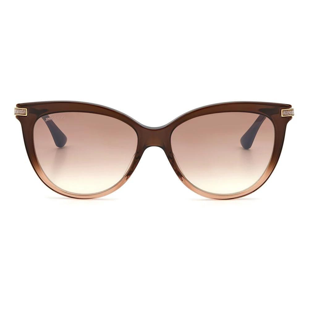 Jimmy Choo Brown Acetate Sunglasses by Jimmy Choo