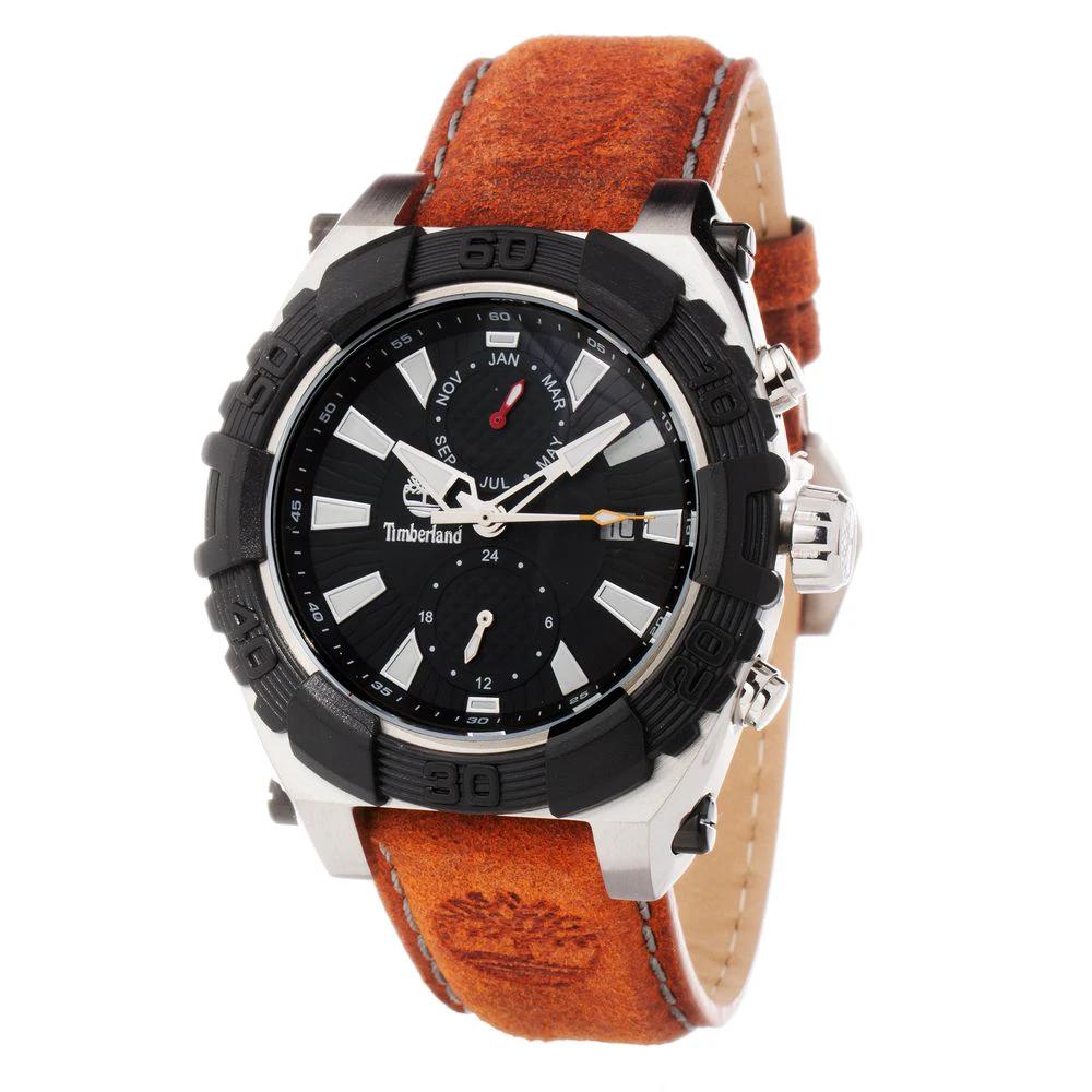 Timberland Brown Leather Sport Watch by Timberland