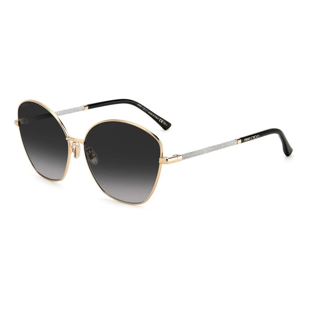 Jimmy Choo Gold Metal Sunglasses by Jimmy Choo