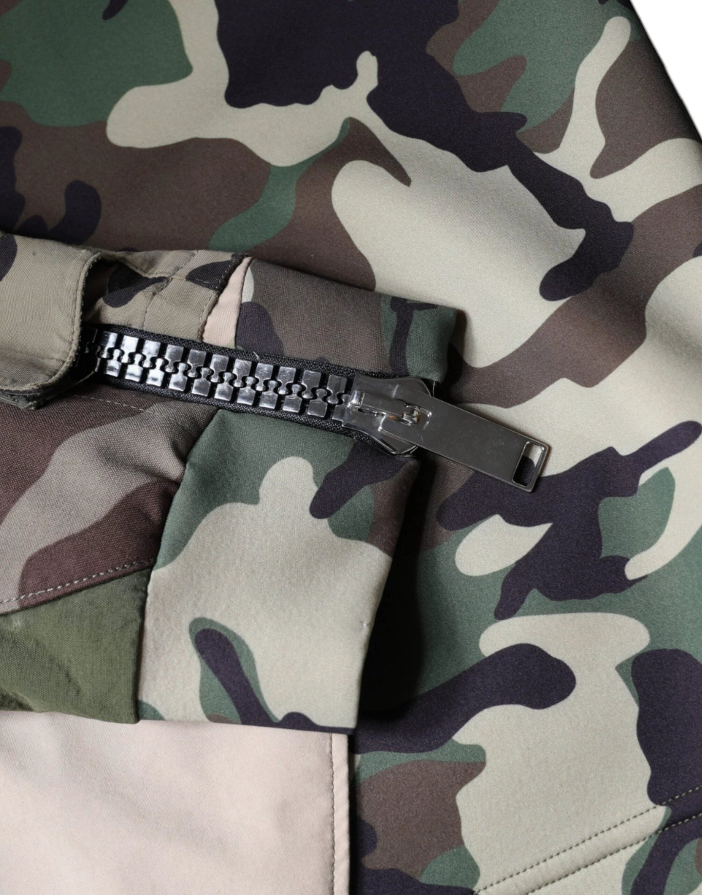 Dolce & Gabbana Multicolor Camouflage Hooded Sweatshirt Sweater by Dolce & Gabbana