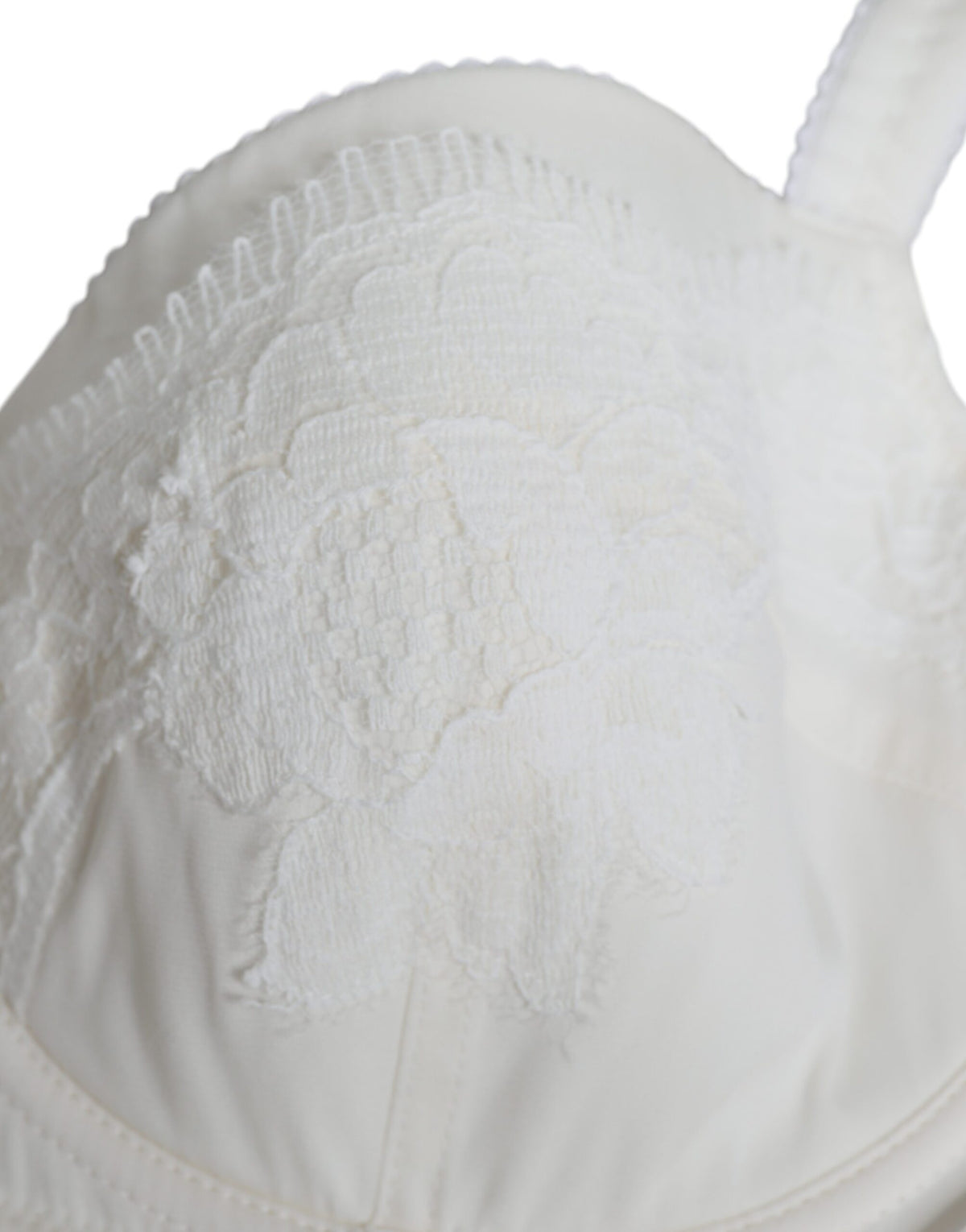 Ensemble soutien-gorge balconnet et culotte Dolce & Gabbana en soie stretch blanc – BIK228