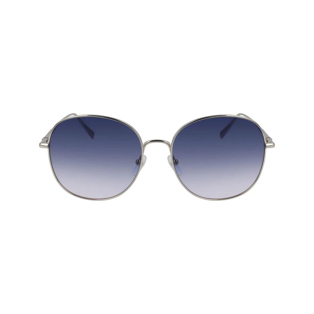 Longchamp Gold Metal Sunglasses by Longchamp